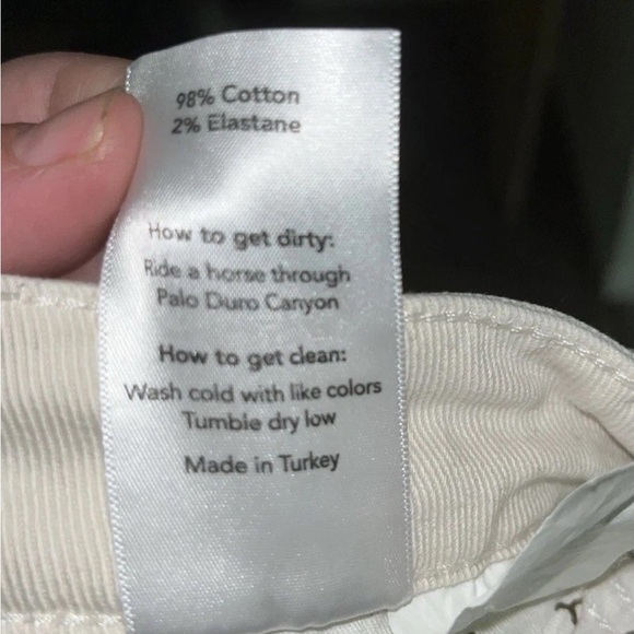 Tecovas Women's Straight Leg High Rise White Jeans Size 31X30 EUC Cowgirl Rodeo - Picture 9 of 9